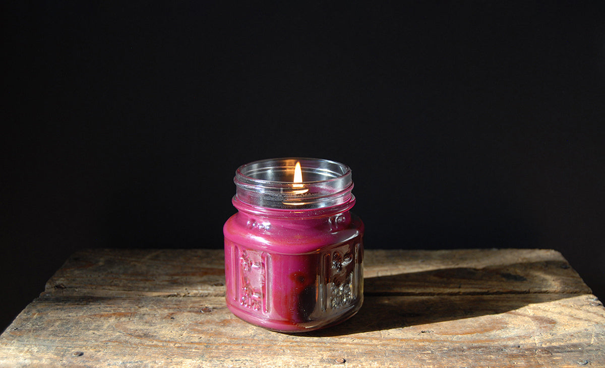 Cabernet Mason Jar Candle